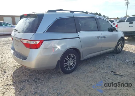 2013 Honda Odyssey Ex-L из США, поврежденный, VIN 5FNRL5H64DB086635